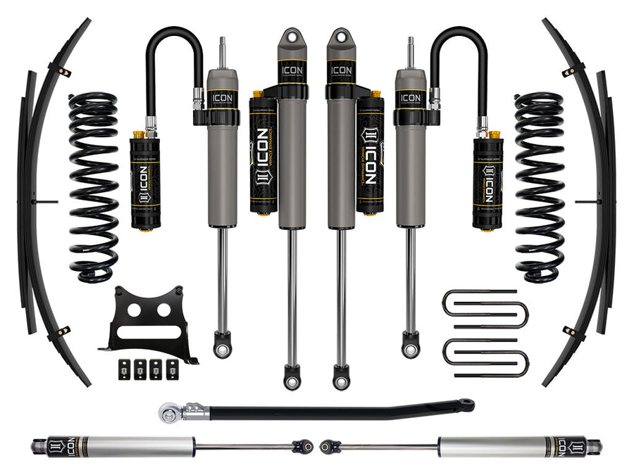 ICON 2011-2016 Ford F-250/F-350 Super Duty 4WD Diesel, 2.5" Lift, Stage 5 Suspension System w/ Expansion Packs for Ford Super Duty