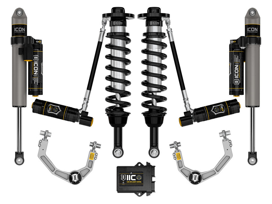 ICON 2021-2025 Ford F-150 4WD, 2.75-3.5" Lift, Stage 5 Suspension System, Billet for Ford F-150