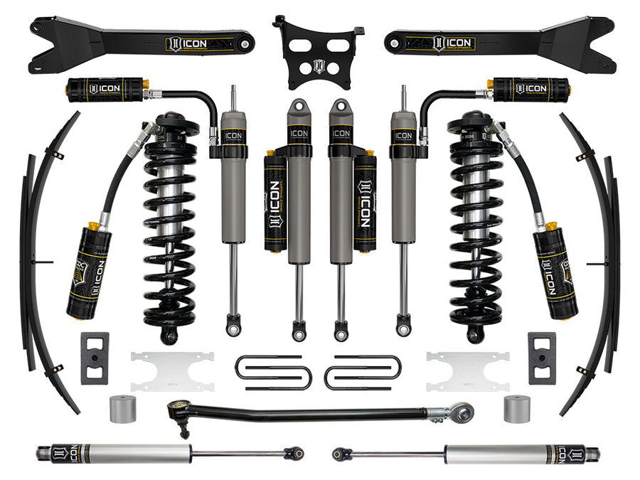 ICON 2023-2025 Ford F-250/F-350 Super Duty 4WD, 2.5-3" Lift, Stage 5 Coilover Conversion System with Radius Arms and Expansion Packs for Ford Super Duty