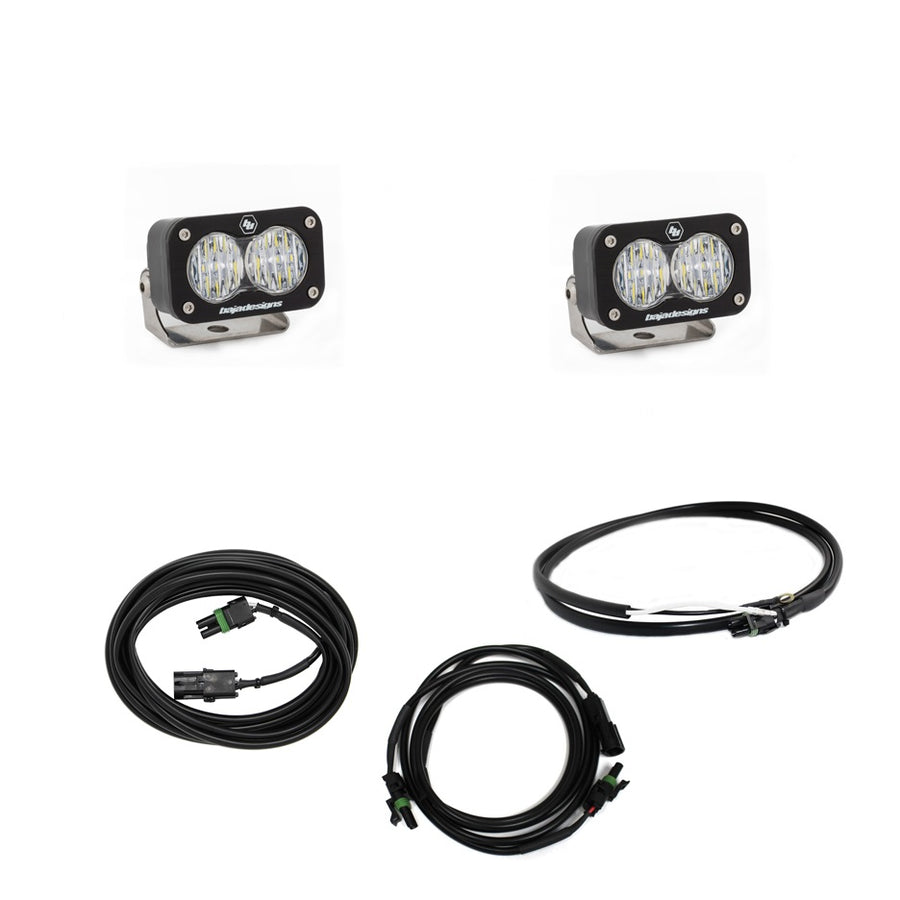 Jeep JL S2 Sport Dual Reverse Light Kit - Jeep 2018-2025 Wrangler JL; NOTE: w/ OE Rubicon, Sahara Bumper Wide Cornering Clear