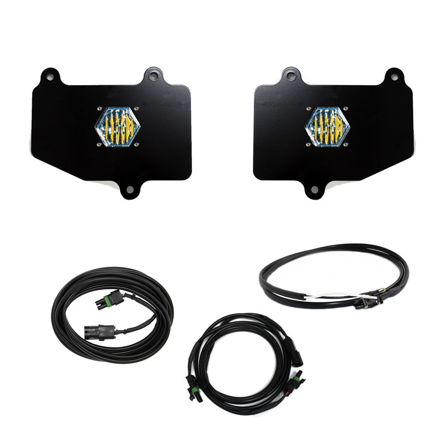 Jeep JT S1 Dual Reverse Light Kit - Jeep 2020-2026 Gladiator; NOTE: w/ OE Bumper Wide Cornering Clear