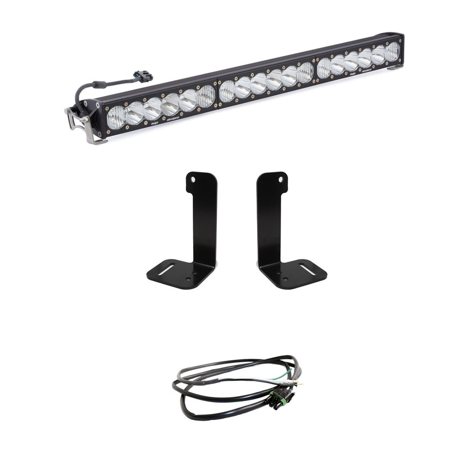 Jeep JL/JT OnX6+ 30 Inch Bumper Light Kit - Jeep 2020-2026 Gladiator; 2018-2026 Wrangler JL; NOTE: w/ OE Plastic Bumper Driving/Combo Clear