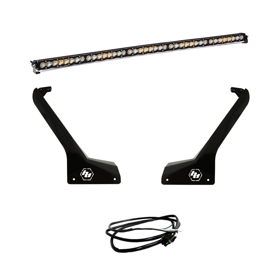 Jeep JL/JT S8 50 Inch Roof Mount Light Kit - Jeep 2020-2026 Gladiator; 2018-2026 Wrangler JL; Exc. Rubicon 392 Driving/Combo Clear