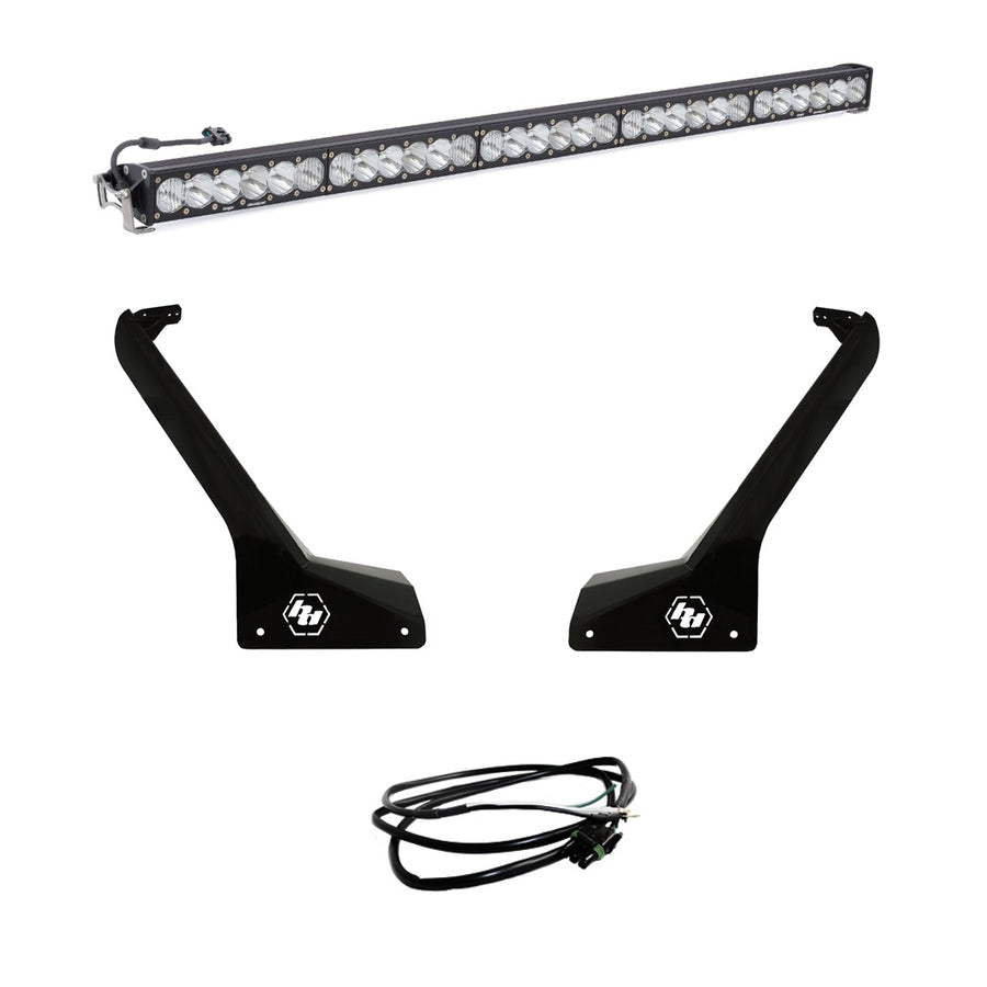 Jeep JL/JT OnX6+ 50 Inch Roof Mount Light Kit - Jeep 2020-2026 Gladiator; 2018-2026 Wrangler JL; Exc. Rubicon 392 Driving/Combo Clear