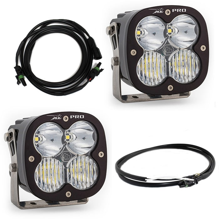 Jeep JL/JT XL Pro Bumper Light Kit - Jeep 2020-2026 Gladiator; 2018-2026 Wrangler JL; NOTE: w/ OE Steel Bumper Driving/Combo Clear