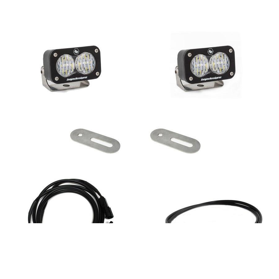 Ford S2 Sport Dual Reverse Light Kit - Ford 2017-22 F-250 Super Duty; 2017-22 F-350 Super Duty Wide Cornering Clear
