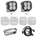 Ford XL Pro A-Pillar Light Kit - Ford 2021-2026 Bronco; 2022-2026 Bronco Raptor Spot Clear