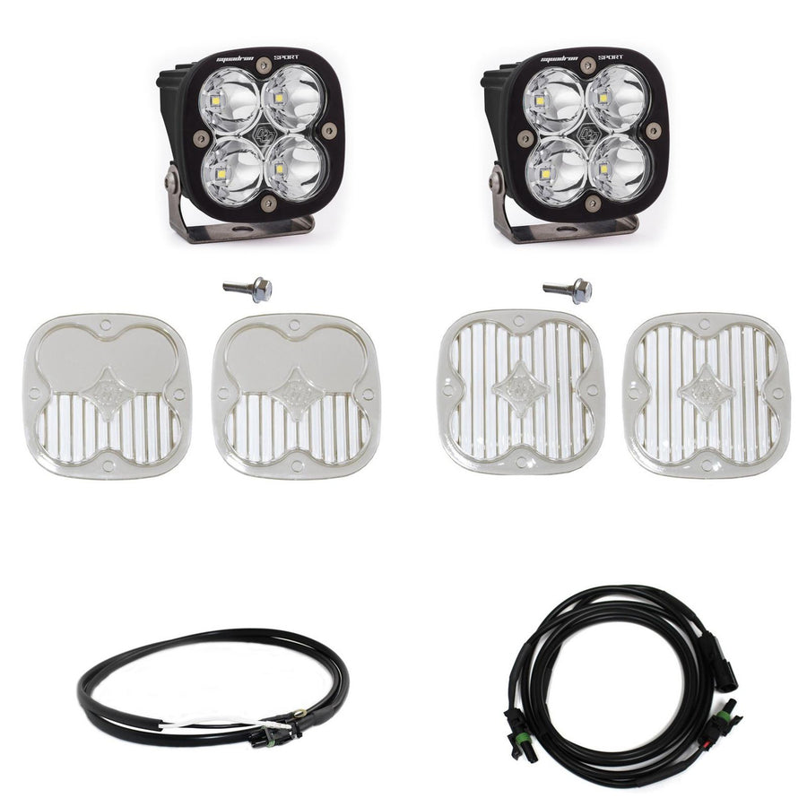 Ford Squadron Sport A-Pillar Light Kit - Ford 2021-2026 Bronco; 2022-2026 Bronco Raptor Spot Clear