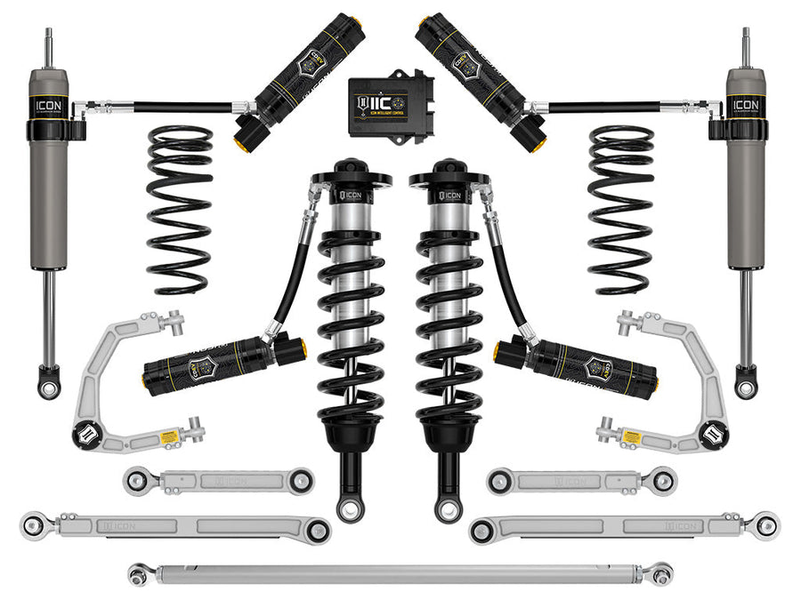 ICON 2025-2026 Toyota 4Runner 2WD, 1.25-3" Lift, Stage 14 Suspension System, Billet for Toyota 4Runner