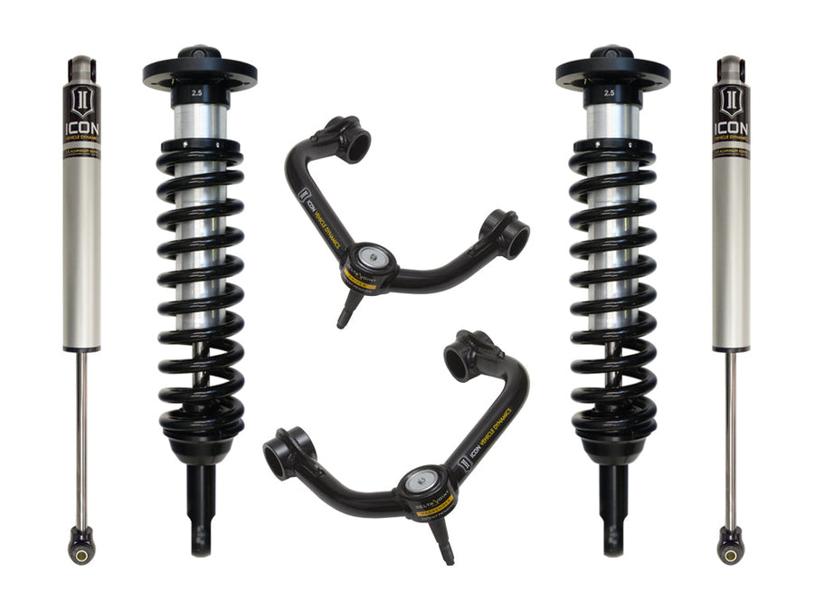 ICON 2009-2013 Ford F-150 2WD, 0-2.63" Lift, Stage 2 Suspension System, Tubular for Ford F-150