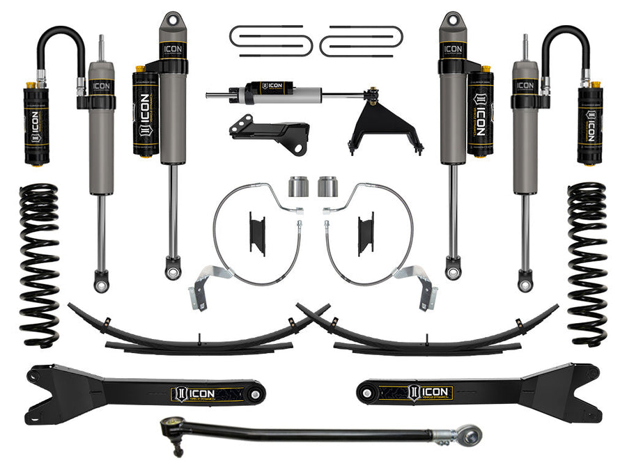 ICON 2023-2025 Ford F-250/F-350 Super Duty 4WD, Gas, 4.5" Lift, Stage 5 Suspension System w/ Radius Arms & Expansion Packs for Ford Super Duty