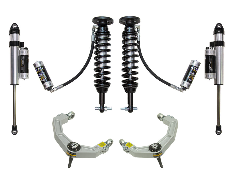 ICON 2014 Ford F150 4WD, 1.75-2.63" Lift, Stage 5 Suspension System, Billet UCA for Ford F-150