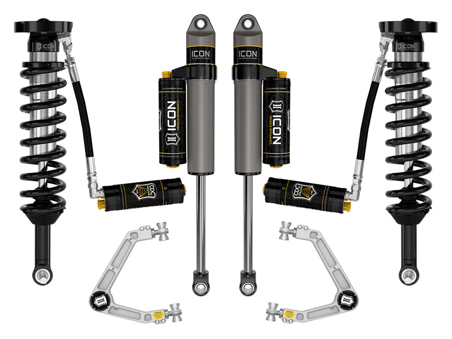 ICON 2023-2026 GMC Canyon AT4, Denali, & Elevation/Chevrolet Colorado Trail Boss, 1.75-2.5" Lift, Stage 5 Suspension System, Billet for Chevrolet Colorado