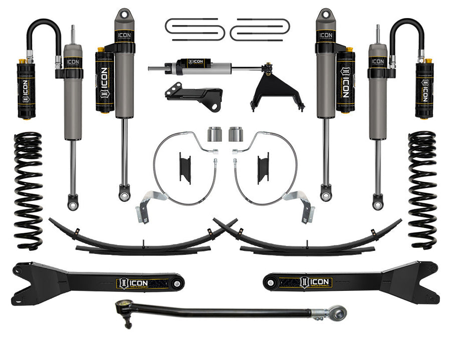 ICON 2023-2025 Ford F-250/F-350 Super Duty 4WD, Diesel, 4.5" Lift, Stage 5 Suspension System w/ Radius Arms & Expansion Packs for Ford Super Duty