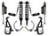 ICON 2021-2025 Ford F-150 4WD, 3.5-4.5" Lift, Stage 3 Suspension System, Billet for Ford F-150