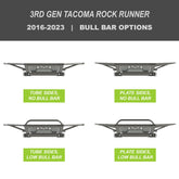Tacoma Rock Runner Front Bumper / 3rd Gen / 2016-2023 for Toyota Tacoma