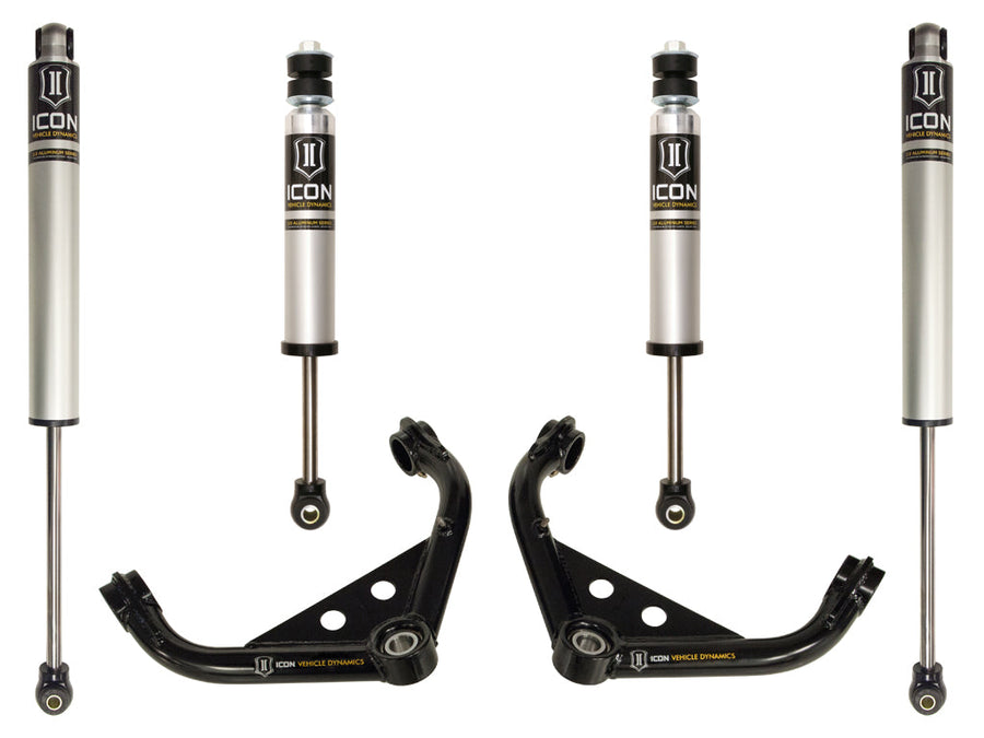 ICON 2001-2010 GM 2500/3500 HD, 0-2" Lift, Stage 2 Suspension System for Chevrolet Silverado