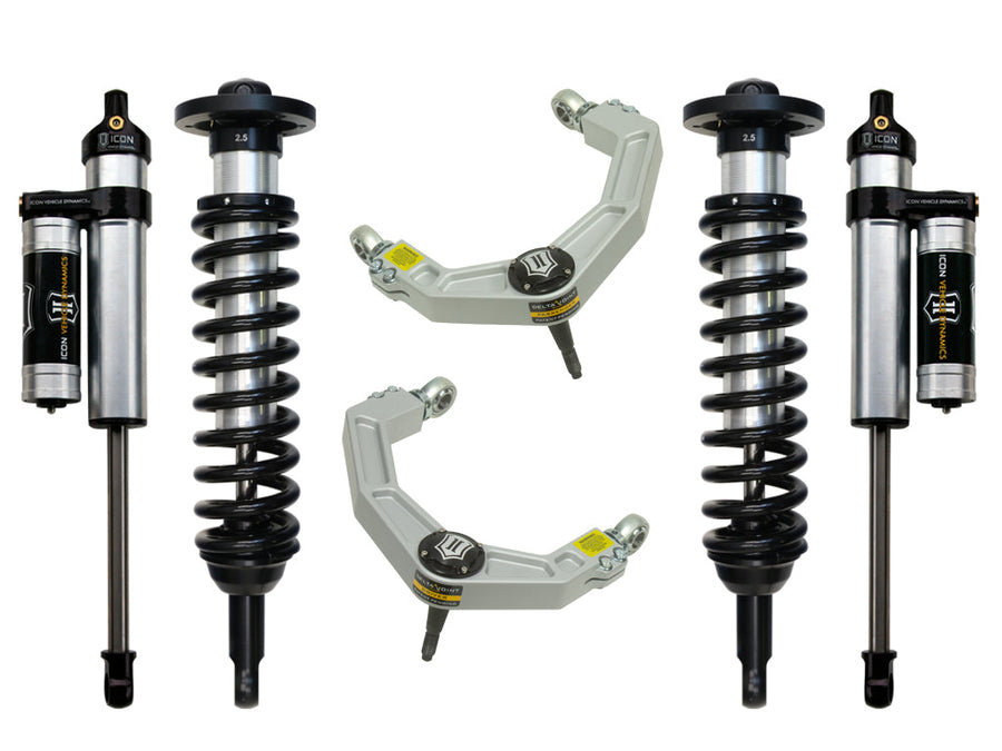 ICON 2009-2013 Ford F-150 4WD, 0-2.63" Lift, Stage 3 Suspension System, Billet for Ford F-150