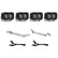 S2 SAE OEM Fog Light Replacement Kit - 2025-2026 Toyota 4Runner, Non-TRD Pro
