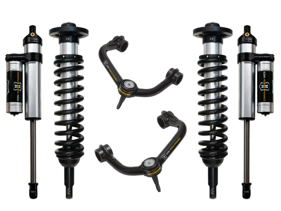 ICON 2009-2013 Ford F-150 4WD, 0-2.63" Lift, Stage 3 Suspension System, Tubular for Ford F-150