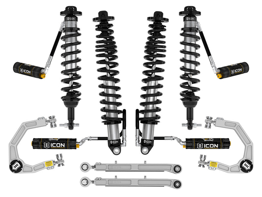 ICON 2021-2026 Ford Bronco, Non-Sasquatch, 3-4" Lift, Stage 6 Suspension System, CDCV, Billet for Ford Bronco