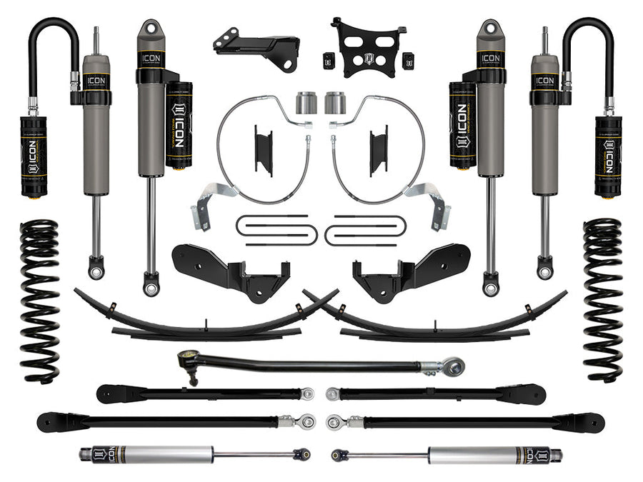ICON 2023-2025 Ford F-250/F-350 Super Duty 4WD, Diesel, 4.5" Lift, Stage 6 Suspension System w/ Expansion Packs for Ford Super Duty