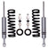 Bilstein 6112 Strut & Spring Front Pair for 2010-2024 Toyota 4Runner 4WD RWD w/0.7-3" lift for Toyota 4Runner