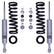 Bilstein 6112 Strut & Spring Front Pair for 2010-2024 Toyota 4Runner Heavy Load 4WD w/1.5-3.2" lift for Toyota 4Runner