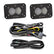 S2 Pro Black Flush Mount LED Light Pod Reverse Kit