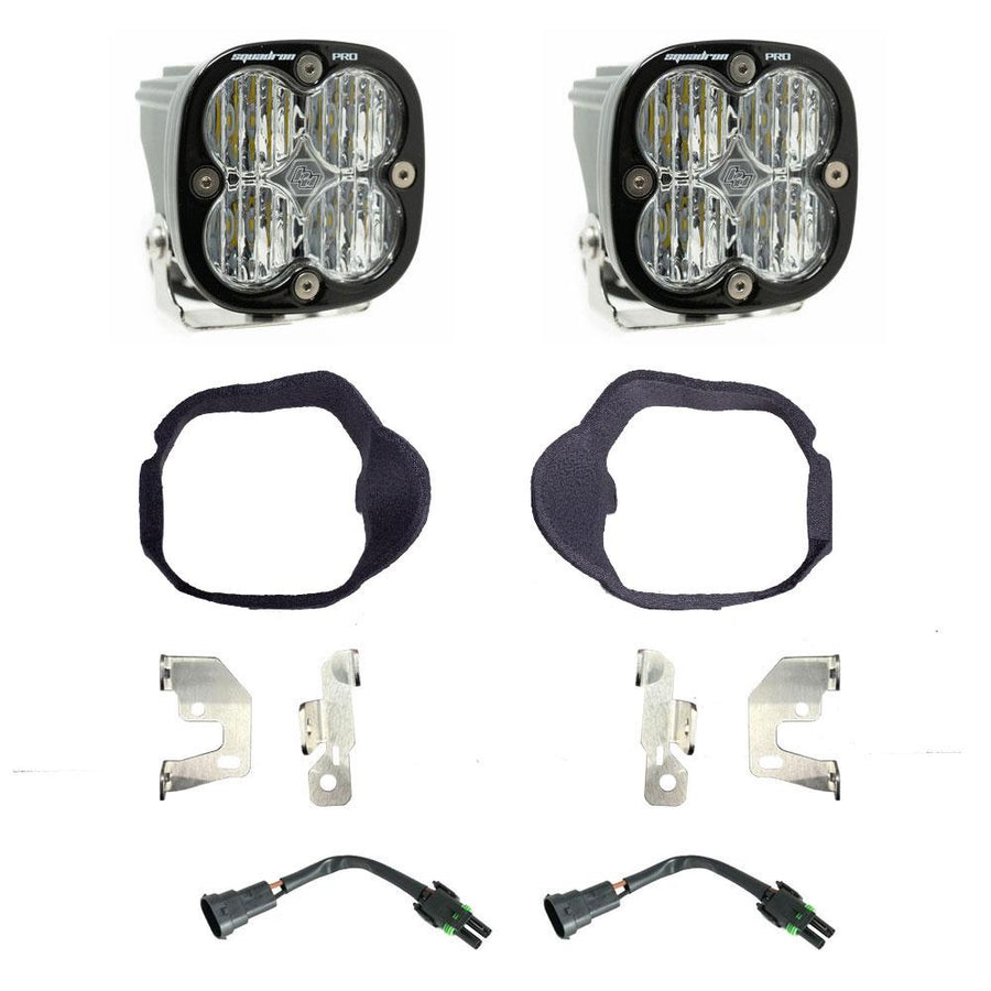 Mercedes Squadron Pro Fog Pocket Light Kit - Mercedes-Benz 2019-2026 Sprinter 1500/2500/3500 Wide Cornering Clear