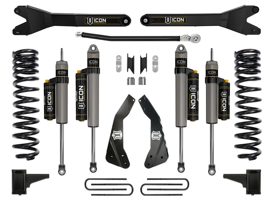 ICON 2011-16 Ford F250/F350, 4.5" Lift, Stage 4 Suspension System, w/Radius Arm for Ford Super Duty