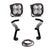 GMC Squadron Sport A-Pillar Light Kit - GMC 2019-22 Sierra 1500 Driving/Combo Clear