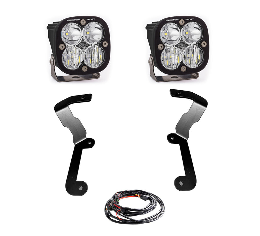 GMC Squadron Sport A-Pillar Light Kit - GMC 2019-22 Sierra 1500 Driving/Combo Clear