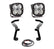 GMC Squadron Pro A-Pillar Light Kit - GMC 2019-22 Sierra 1500 Driving/Combo Clear