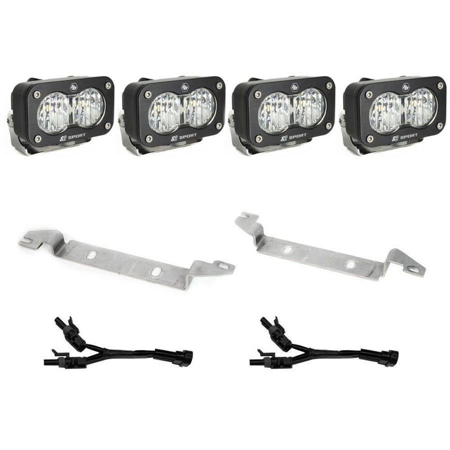 Toyota S2 Sport Dual Fog Pocket Light Kit - Toyota 2022-2026 Tundra Wide Cornering Clear