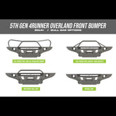 4Runner Overland Series Front Bumper / 5th Gen / 2014-2024 for Toyota 4Runner