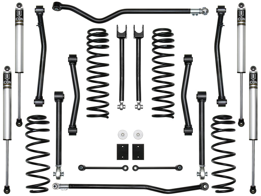 ICON 2018-Up Jeep JL Wrangler, 2.5" Lift, Stage 4 Suspension System for Jeep Wrangler JL