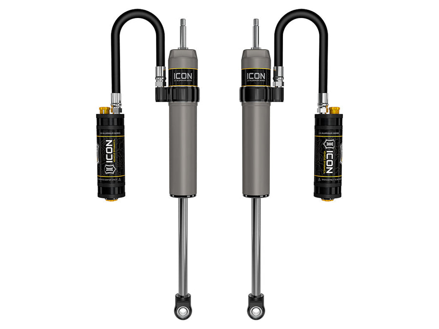 ICON 2022-2026 Toyota Tundra 0-1.5” Lift/2023-2025 Sequoia 0-4" Lift, Rear, V.S. 2.5 Aluminum Series Shock Absorbers, Remote Reservoir w/ CDCV, Pair for Toyota Tundra