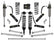 ICON 2023-2025 Toyota Sequoia TRD Pro, 1-2.5" Lift, Stage 10 2.5 Suspension System, Billet for Toyota Sequoia