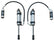 ICON 2005-2023 Toyota Tacoma/2003-2024 4Runner/2007-2014 FJ Cruiser/2003-2009 Lexus GX470, Front, V.S. 2.5 Aluminum Series Shock Absorbers, S2 Secondary Shocks, Omega Bypass Remote Reservoir, Pair for Toyota Tacoma