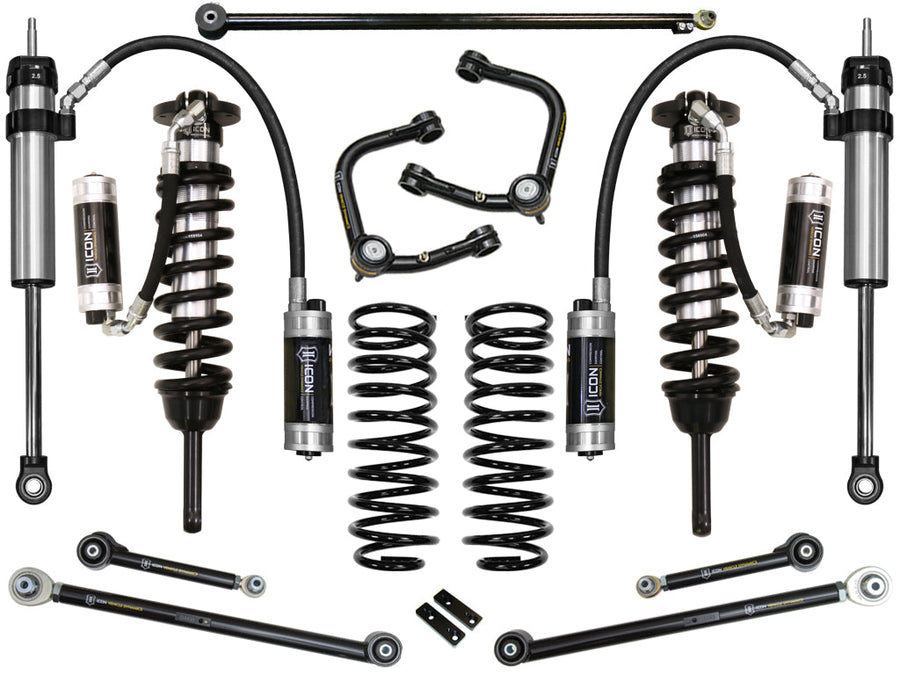ICON 2010-Up Lexus GX460, 0-3.5" Lift, Stage 7 Suspension System, Tubular UCA for Lexus GX460