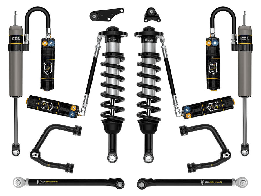 ICON 2024-2025 Toyota Tacoma 1.25-3" Lift, Stage 9 Suspension System, Tubular for Toyota Tacoma
