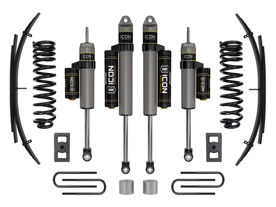 ICON 2023 Ford F-250/F-350 Super Duty 4WD Diesel, 2.5" Lift, Stage 2 Suspension System w/ Expansion Packs for Ford Super Duty