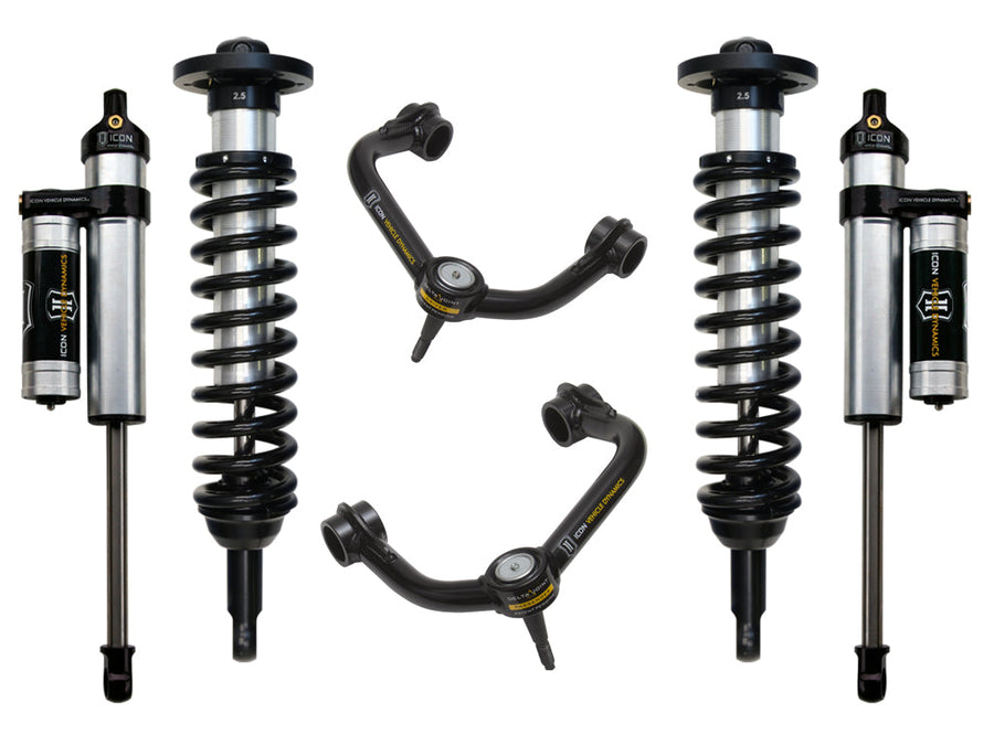 ICON 2004-2008 Ford F-150 4WD, 0-2.63" Lift, Stage 3 Suspension System, Tubular for Ford F-150