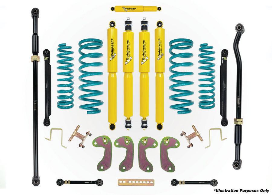 Dobinsons 2.5-3.5″ VT-Series Dual Rate Long Travel GS Lift Kit for Toyota Land Cruiser 80 Series for Toyota Land Cruiser 80