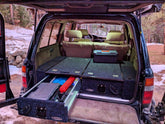 Dobinsons Rear Dual Roller Drawer System for Toyota Land Cruiser 80 Series with Fridge Slide for Toyota Land Cruiser 80
