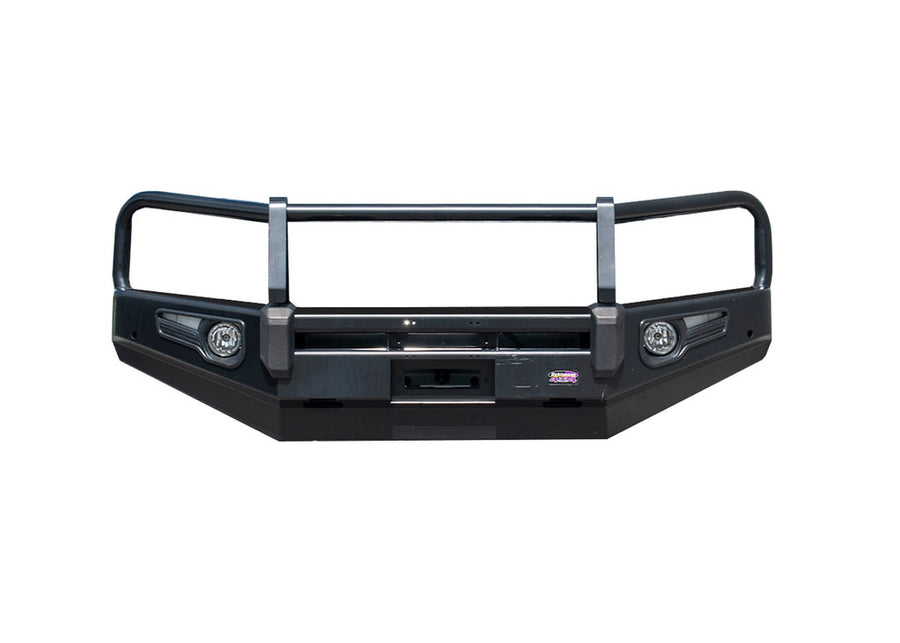 BLACK DELUXE BULL BAR FOR LAND CRUISER 300 SERIES – WITHOUT FOG LIGHTS – BU59-5565 for Toyota Land Cruiser 300