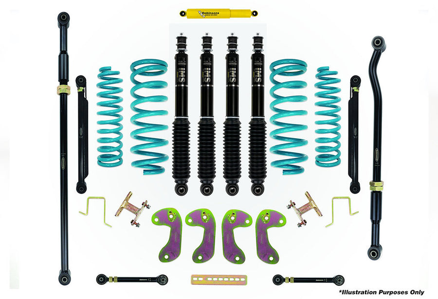 Dobinsons 2.5-3.5″ VT-Series Dual Rate Long Travel IMS Lift Kit for Toyota Land Cruiser 80 Series for Toyota Land Cruiser 80
