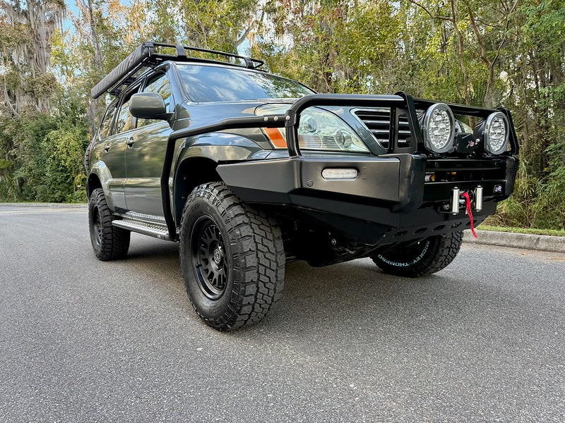 DOBINSONS SIDE STEPS WITH SIDE RAILS – SR59-167 for Lexus GX470