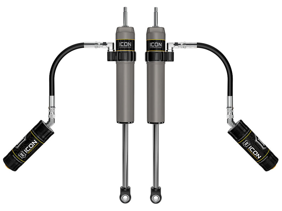 ICON 2024-2025 Toyota Tacoma, 0-1” Lift, Rear, V.S. 2.5 Aluminum Series Shock Absorbers, Remote Reservoir, Pair for Toyota Tacoma
